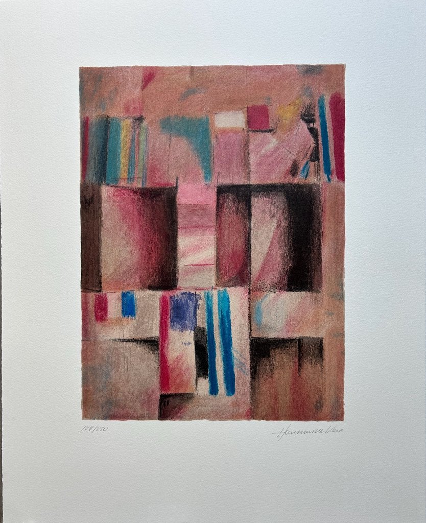 Zeefdruk Hans van de Ven   ZOMEROPRUIMING, Origineel, Ophalen of Verzenden, Zeefdruk