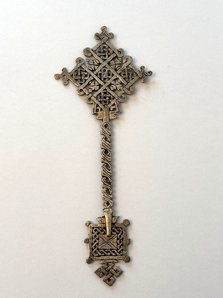 Ethiopisch-koptisch handkruis, Ophalen of Verzenden