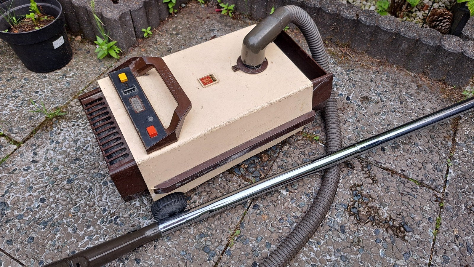 Vintage stofzuiger Gracia Swingtop  - Niet werkend,, Witgoed en Apparatuur, Stofzuigers, Ophalen, Niet werkend