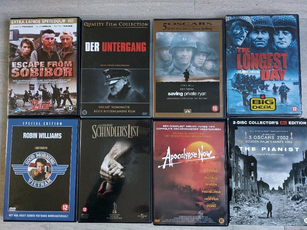 DVD's Diverse Oorlogsfilms, Cd's en Dvd's, Alle leeftijden, Ophalen, Zo goed als nieuw, Oorlog