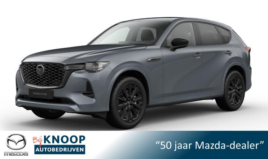 Mazda CX-60 2.5 e-SkyActiv PHEV Homura Plus | Modeljaar 2026, Auto's, Automaat, 4 cilinders, Blauw, Bedrijf