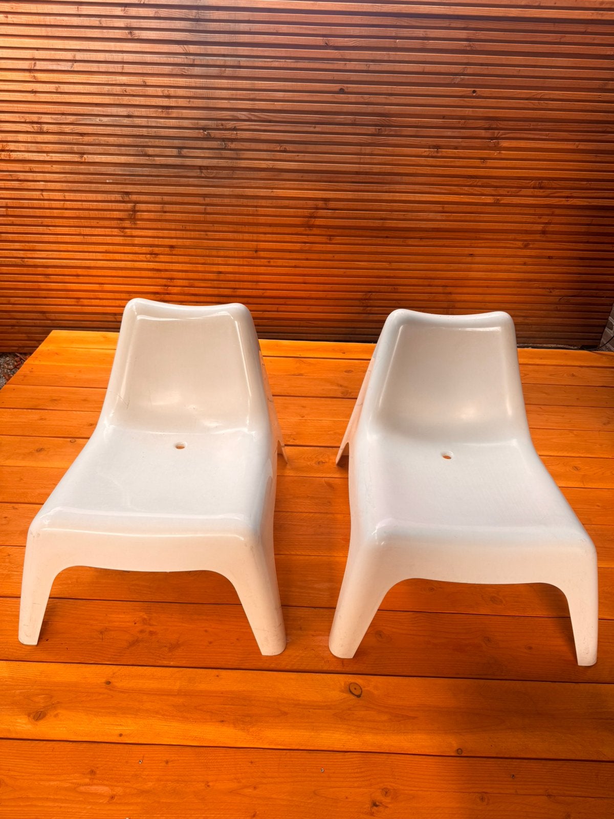 2x originele IKEA PS VÅGÖ design tuinstoelen, Tuin en Terras, Tuinstoelen, Ophalen, Gebruikt, Kunststof
