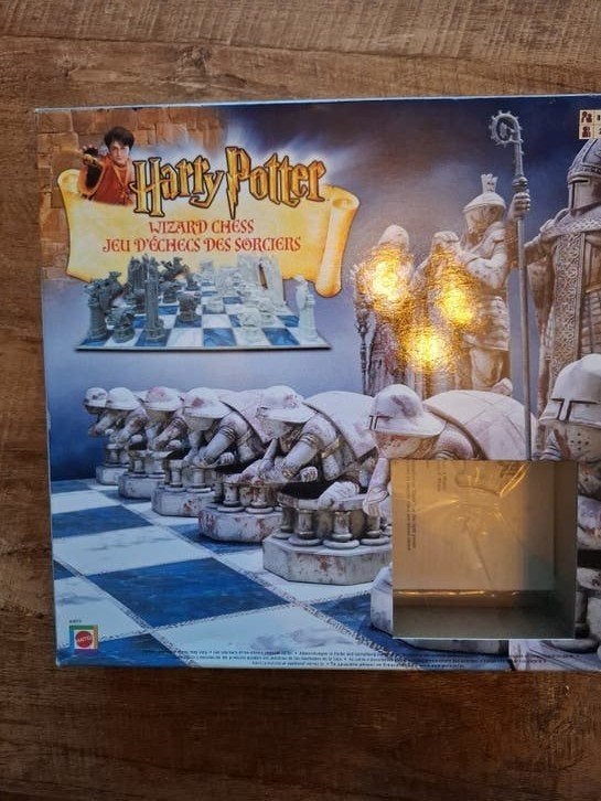 Harry Potter Wizard Chess Schaakspel, Een of twee spelers, Ophalen, Zo goed als nieuw, Mattel