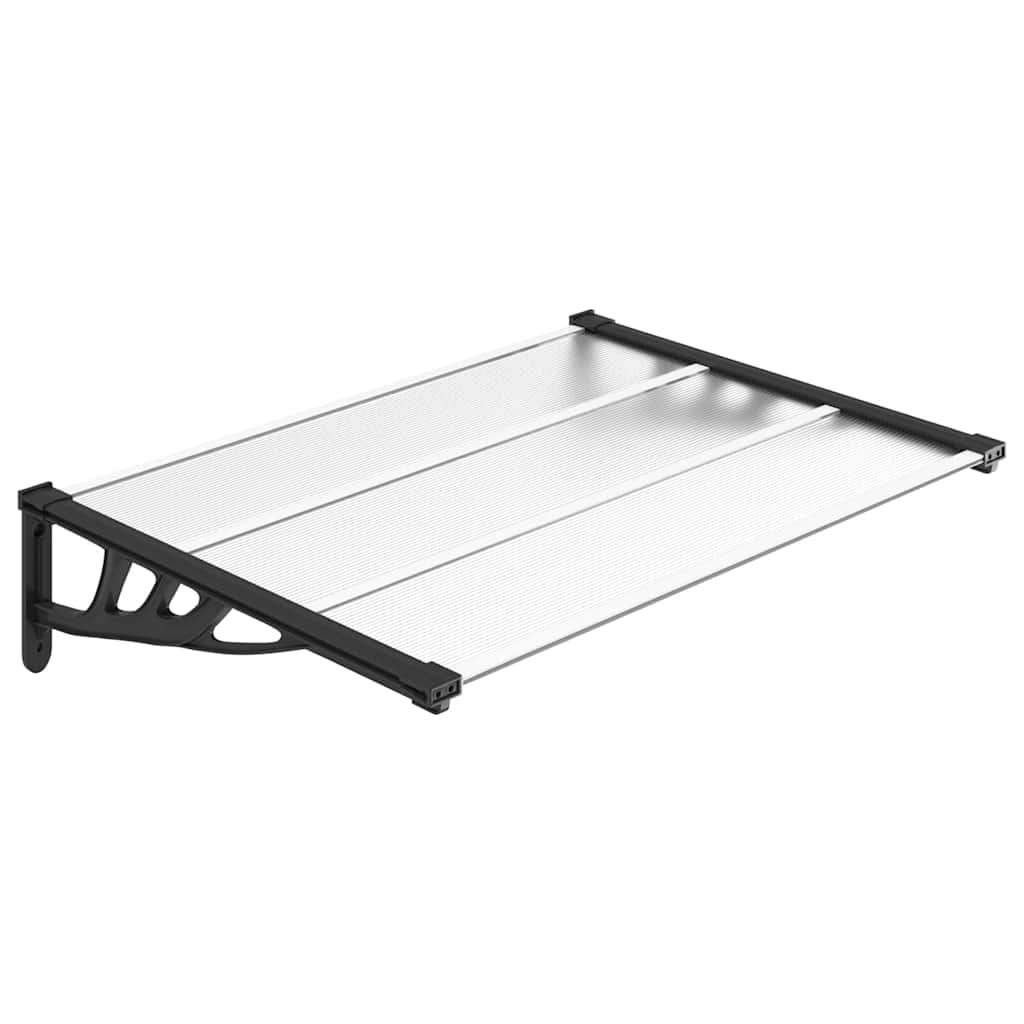 Deurluifel afdak luifel 122 x 90 cm zwart GRATIS BEZORGD!, Overige materialen, Verzenden, Minder dan 20 mm, Nieuw