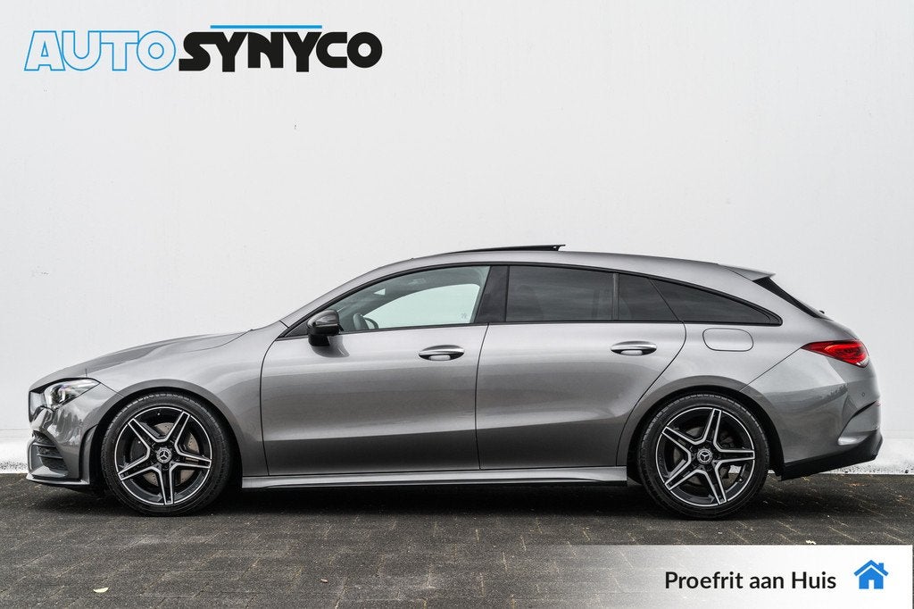 Mercedes-Benz CLA-Klasse Shooting Brake 200 Business Solutio, Gebruikt, 4 cilinders, Leder en Stof, Origineel Nederlands