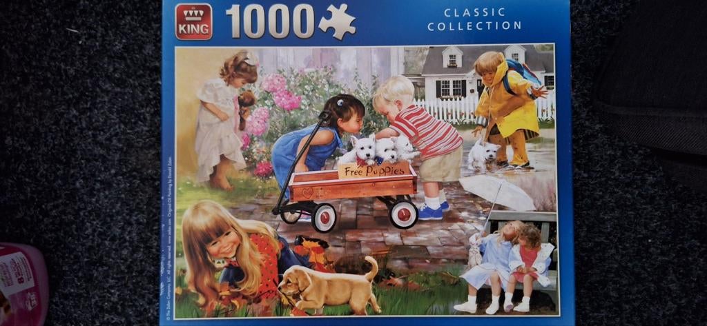 Puzzel 1000 stuks King, Ophalen of Verzenden, 500 t/m 1500 stukjes, Zo goed als nieuw