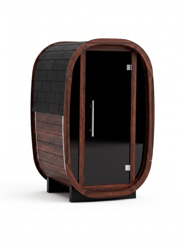 Jalora ARC - Luxe compacte buitensauna | Zelf samenstellen, Sport en Fitness, Ophalen of Verzenden, Nieuw, Fins of Traditioneel