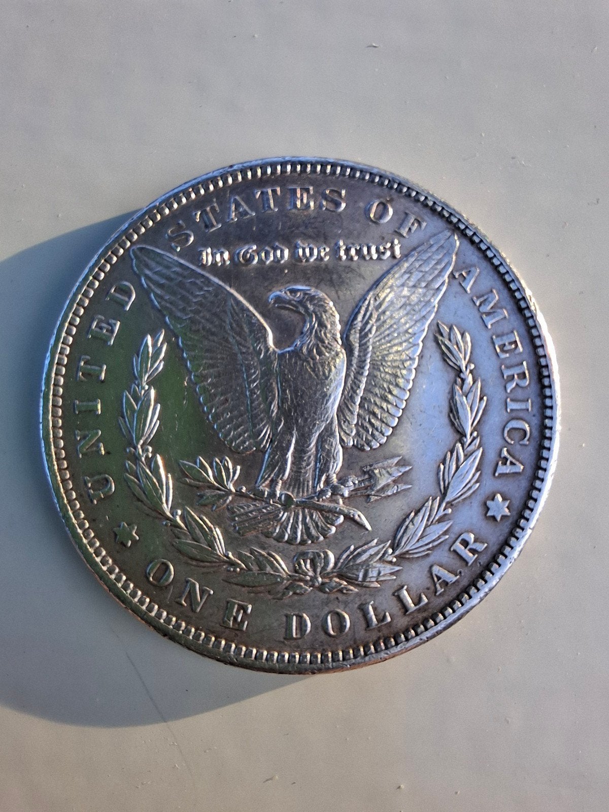 US Morgan Dollar Silver 1890, Ophalen of Verzenden, Noord-Amerika, Losse munt, Zilver