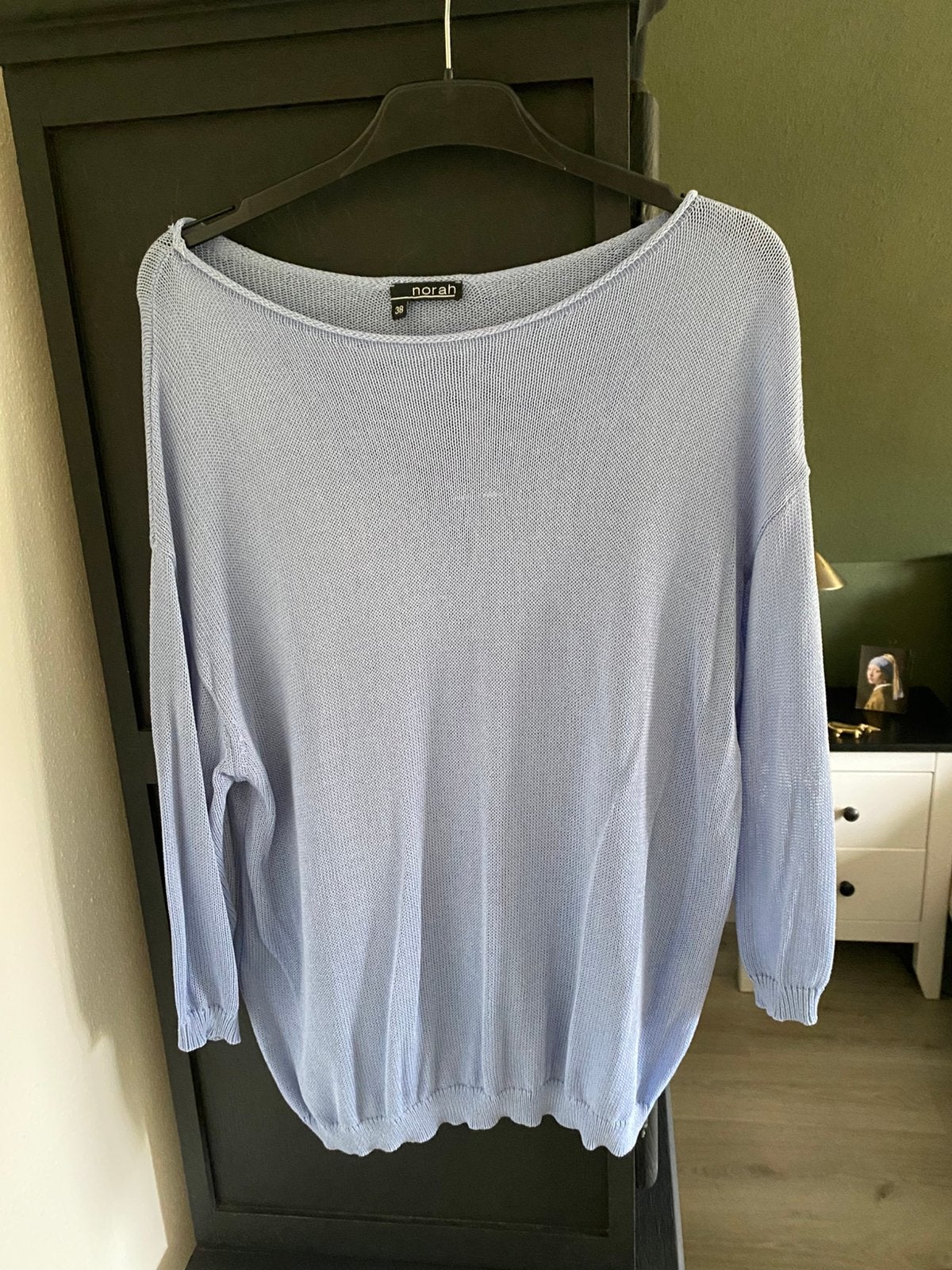 Nieuwe trui lichtblauw norah, Maat 38/40 (M), Blauw, Ophalen of Verzenden, Zo goed als nieuw