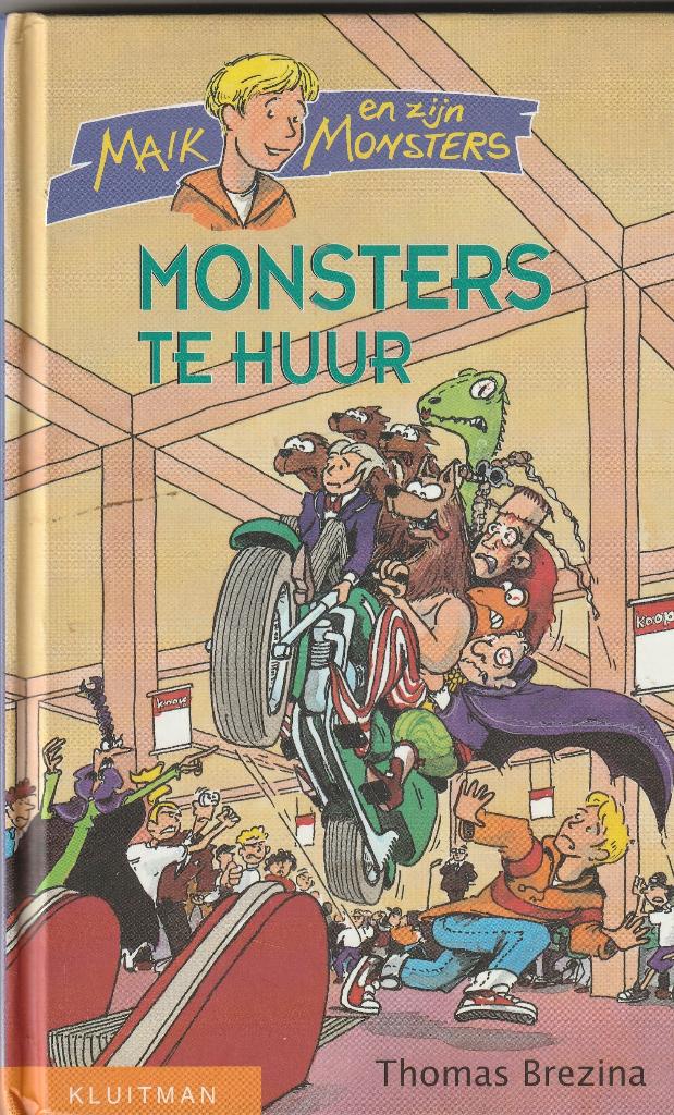 Maik en zijn monsters monsters te huur 94 blz., Ophalen of Verzenden, Zo goed als nieuw, Fictie