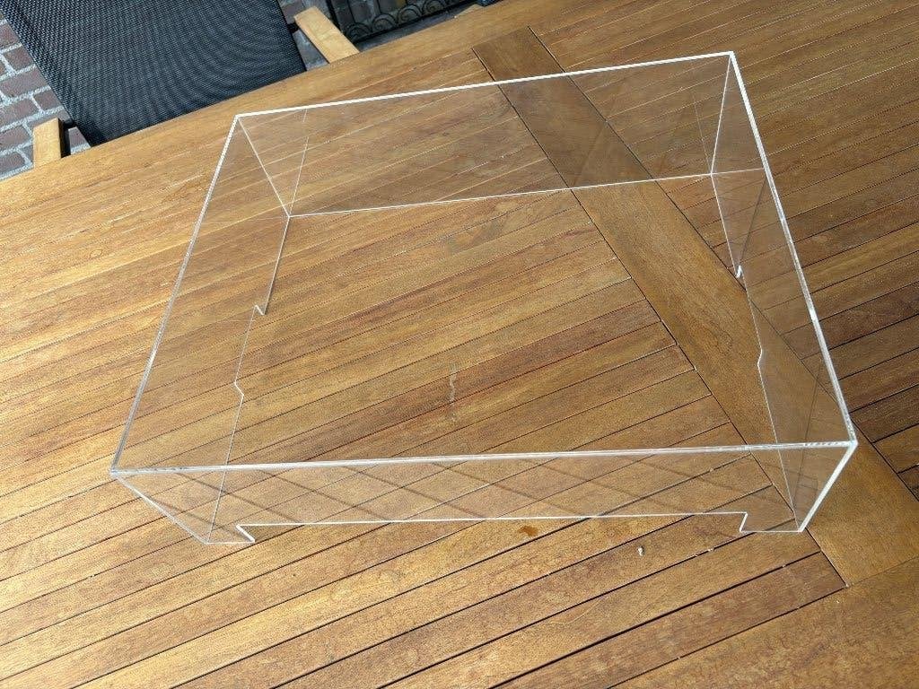 Plexiglas stofkap platenspeler, Ophalen, Gebruikt, Platenspeler-onderdeel, Overige merken