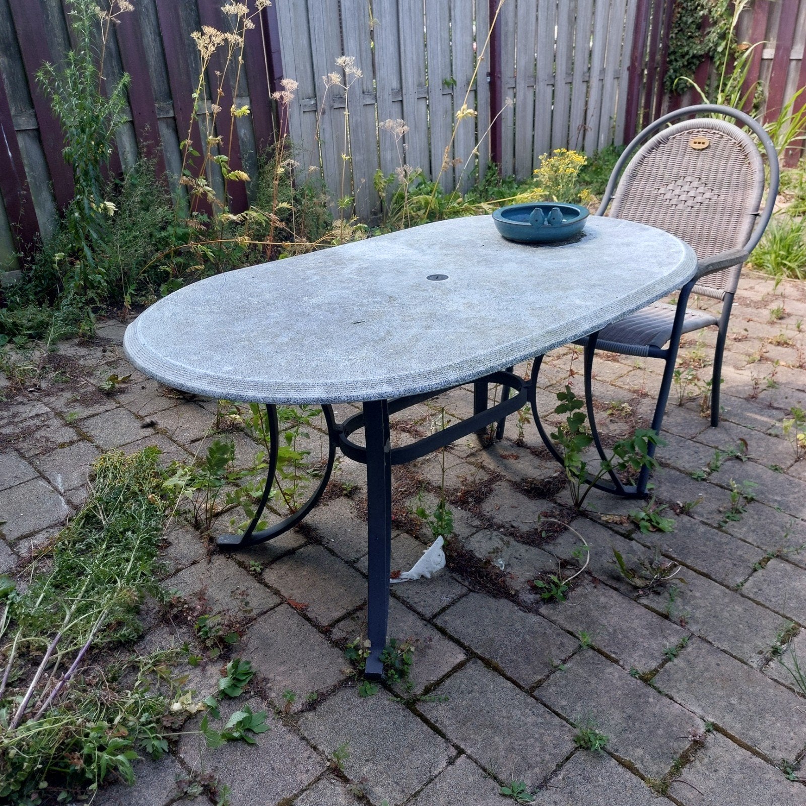 Gratis tafel met 5 stoelen, Ophalen, Gebruikt, Rechthoekig