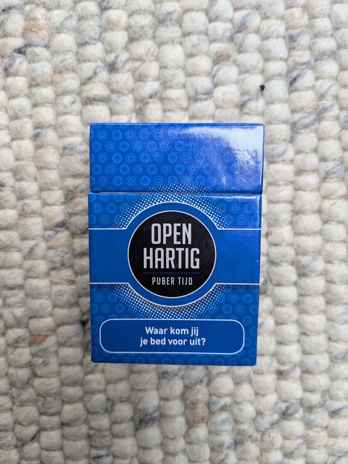 Openhartig gesprekskaarten Pubertijd / puberteit, Ophalen of Verzenden, Zo goed als nieuw, Open Up!
