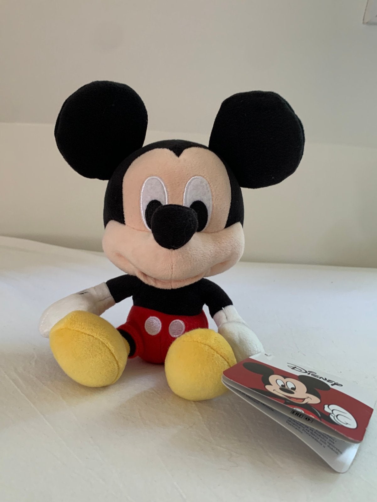 Mickey Mouse knuffeltje, Ophalen of Verzenden, Mickey Mouse, Zo goed als nieuw, Beeldje of Figuurtje