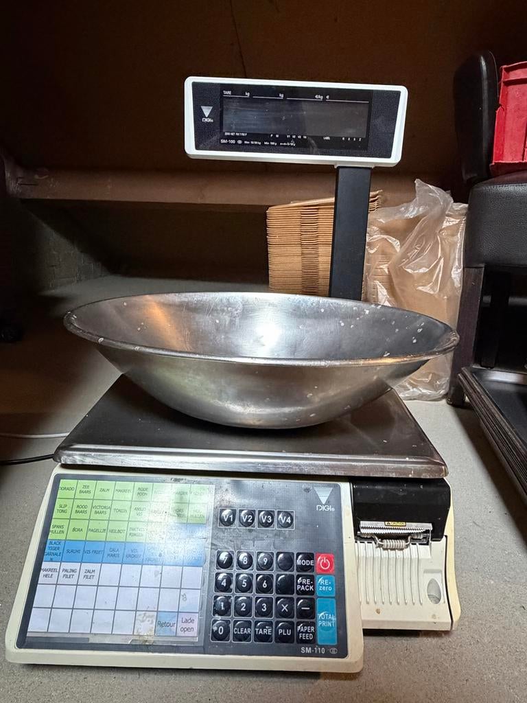 Digitale Weegschaal DIGI SM-110 - Perfect voor Winkel, Ophalen of Verzenden, Gebruikt, Overige typen, Minder dan 50 kg