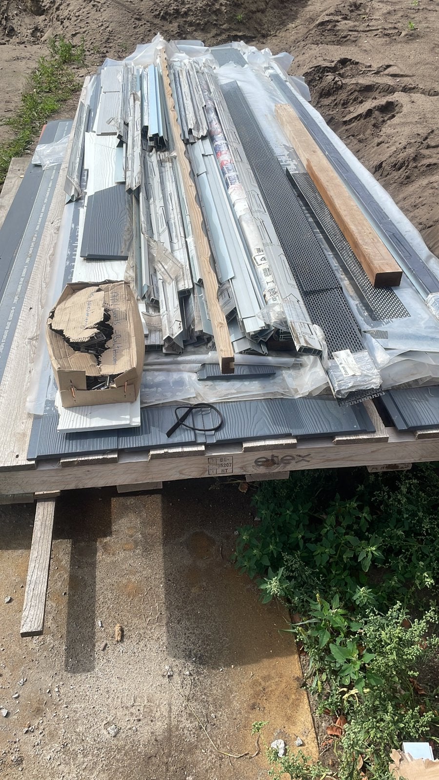 Cedral gevelbekleding 12 stuks met profielen, Ophalen, Minder dan 25 mm, Zo goed als nieuw, Plank