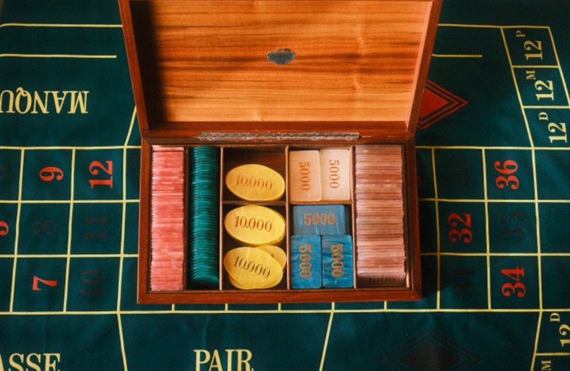 Dal Negro - Pokerset - Hout, Ophalen of Verzenden