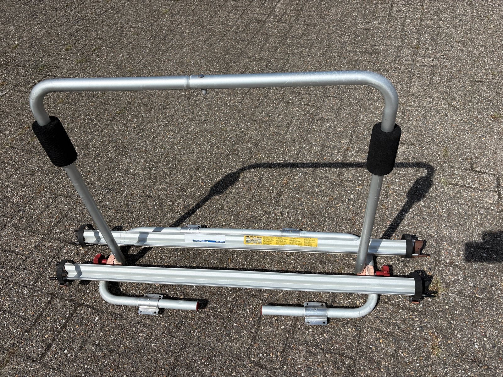 Fietsendrager voor caravandissel - 2 fietsen, max 35 kg, Ophalen, Gebruikt
