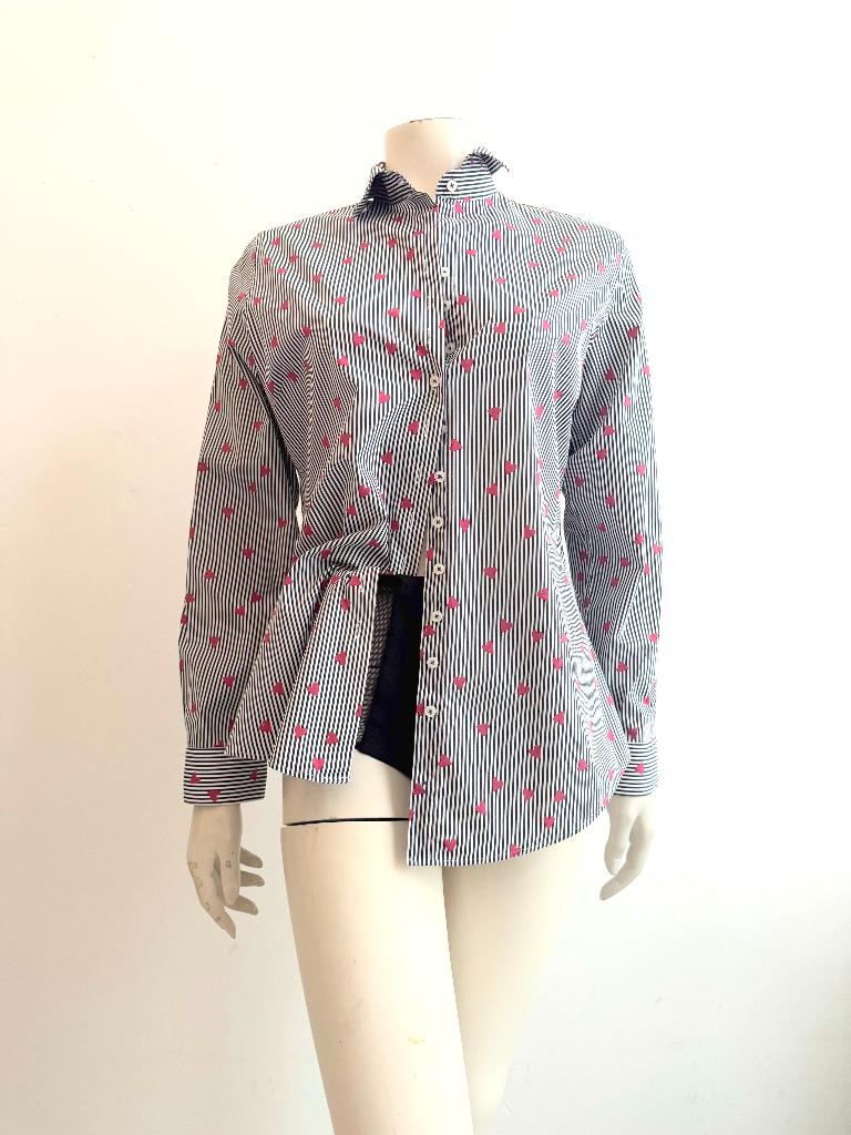 Cavallaro blouse met hartjes maat 44, Kleding | Dames, Ophalen of Verzenden, Zo goed als nieuw, Maat 42/44 (L)