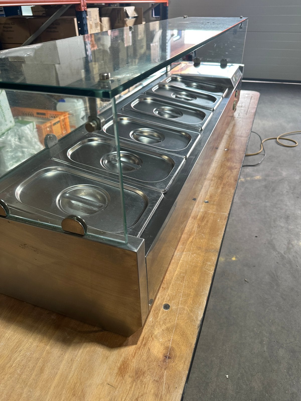 Pelican VRX 1400/330 – professionele opzetkoelvitrine, Huis en Inrichting, Ophalen, Gebruikt, 25 tot 50 cm, Minder dan 100 cm