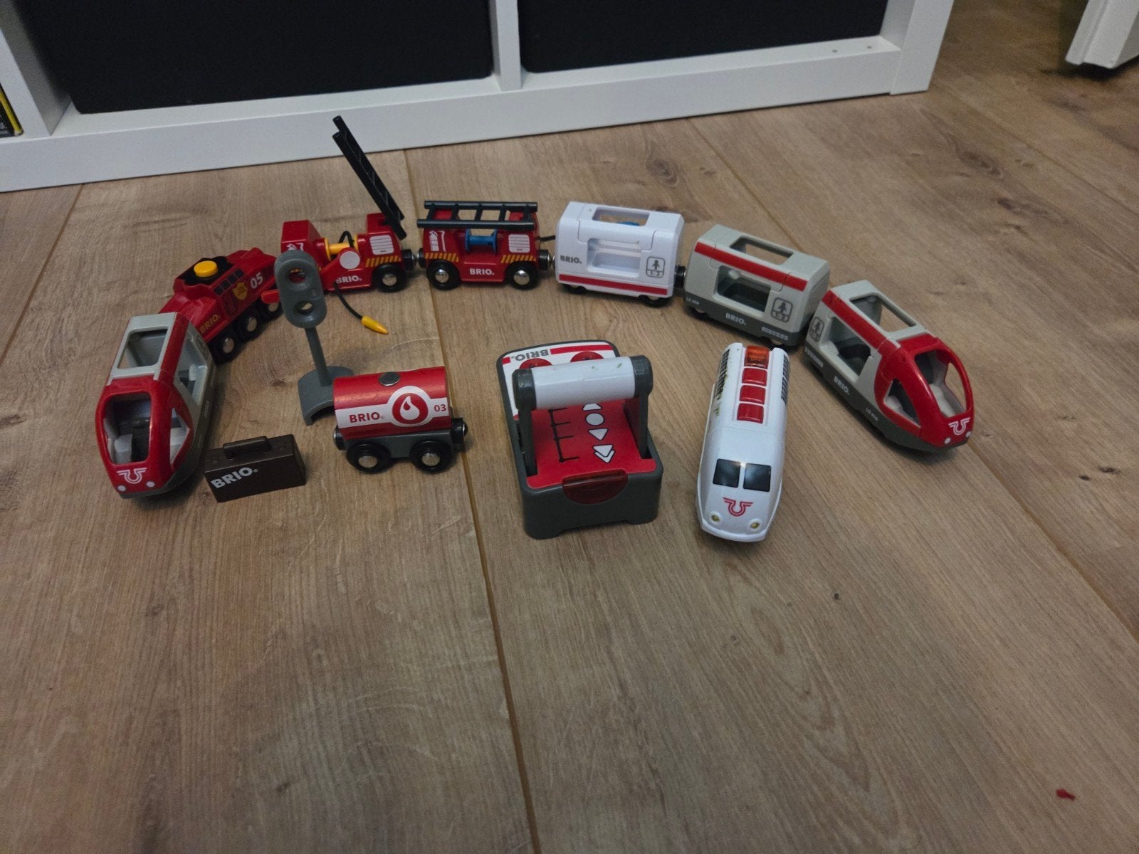 Brio treinen, Ophalen