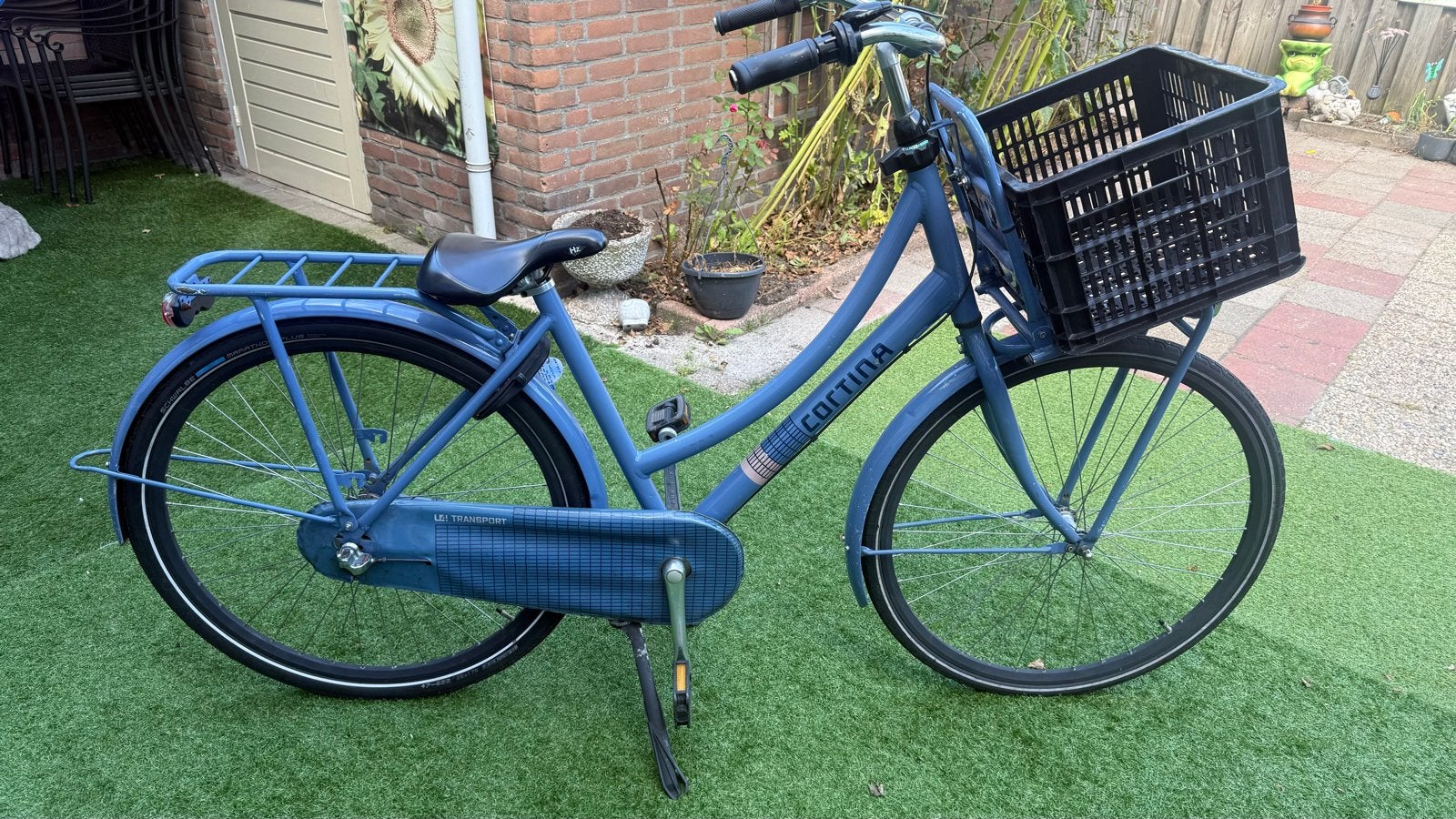 Mooie Cortina transportfiets 28 inch  voor dames, Terugtraprem, Gebruikt, Versnellingen, 50 tot 53 cm