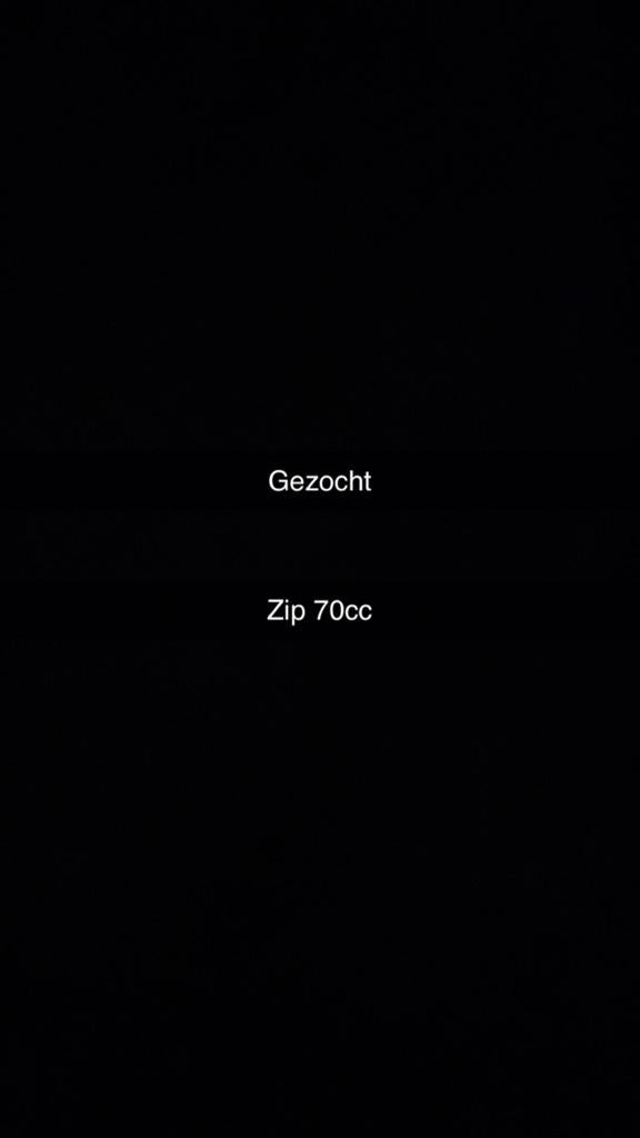 Gezocht zip 70cc, Ophalen of Verzenden