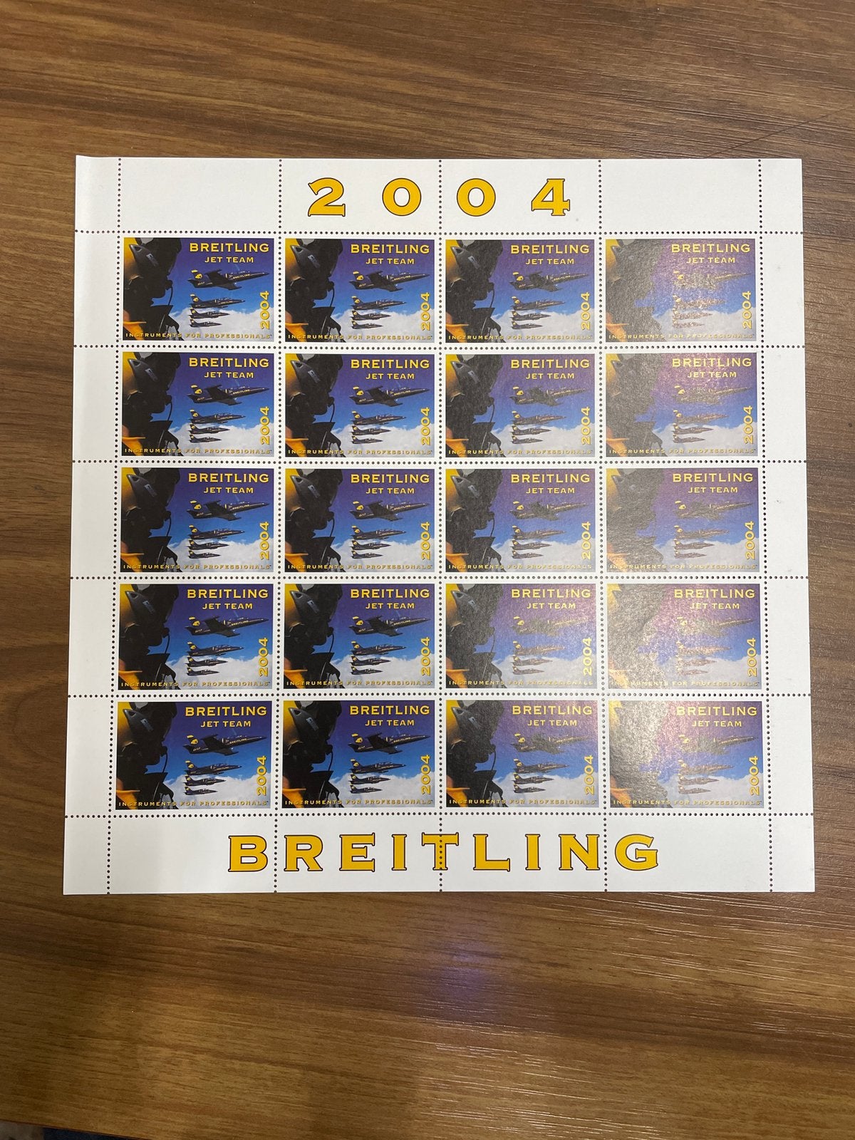 Breitling postzegels colectors item, Postzegels en Munten, Ophalen of Verzenden, Postfris