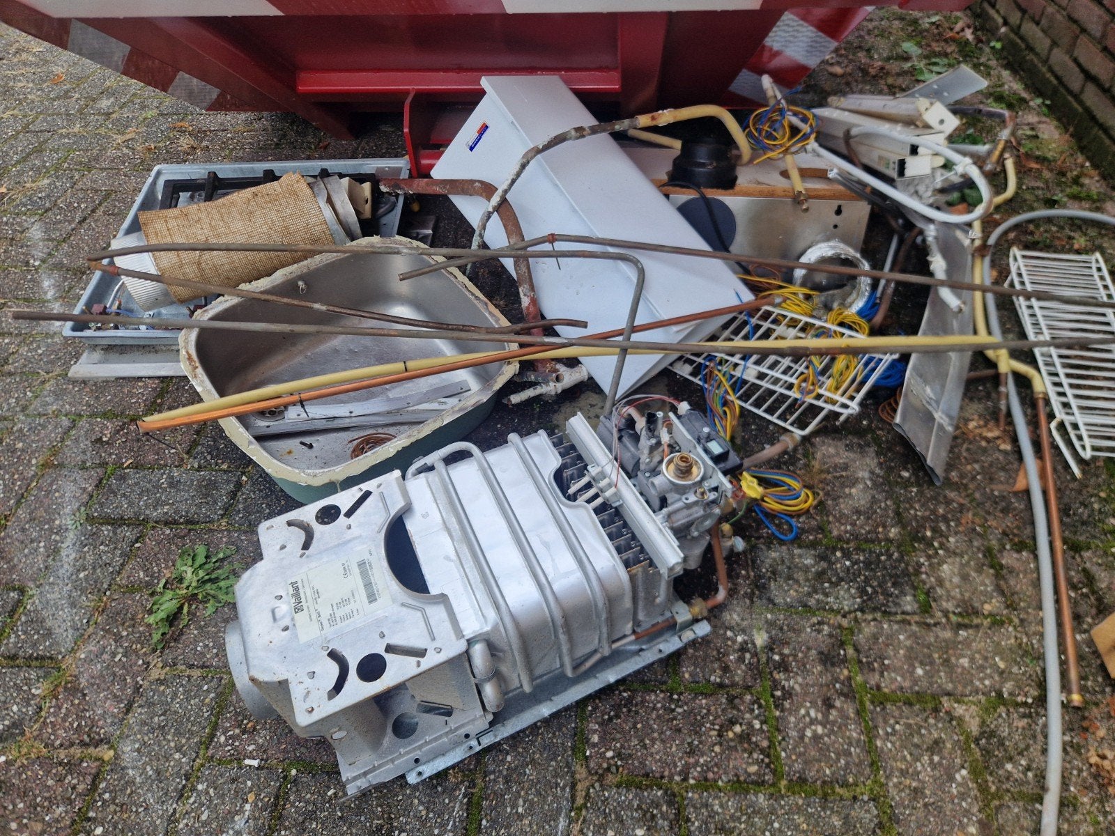 Oud ijzer / metalen - gratis, Doe-het-zelf en Verbouw, Ophalen of Verzenden