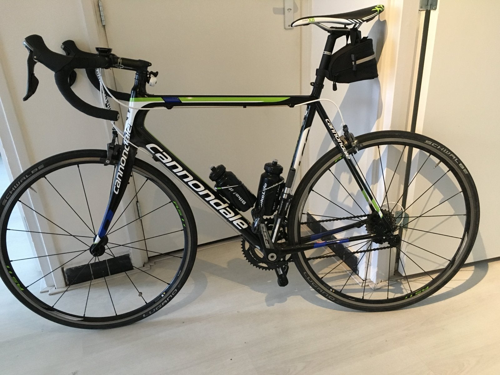 Cannondale Supersix Evo Ultegra volledig carbon maat 58, 28 inch, Aluminium, Zo goed als nieuw, Meer dan 20 versnellingen