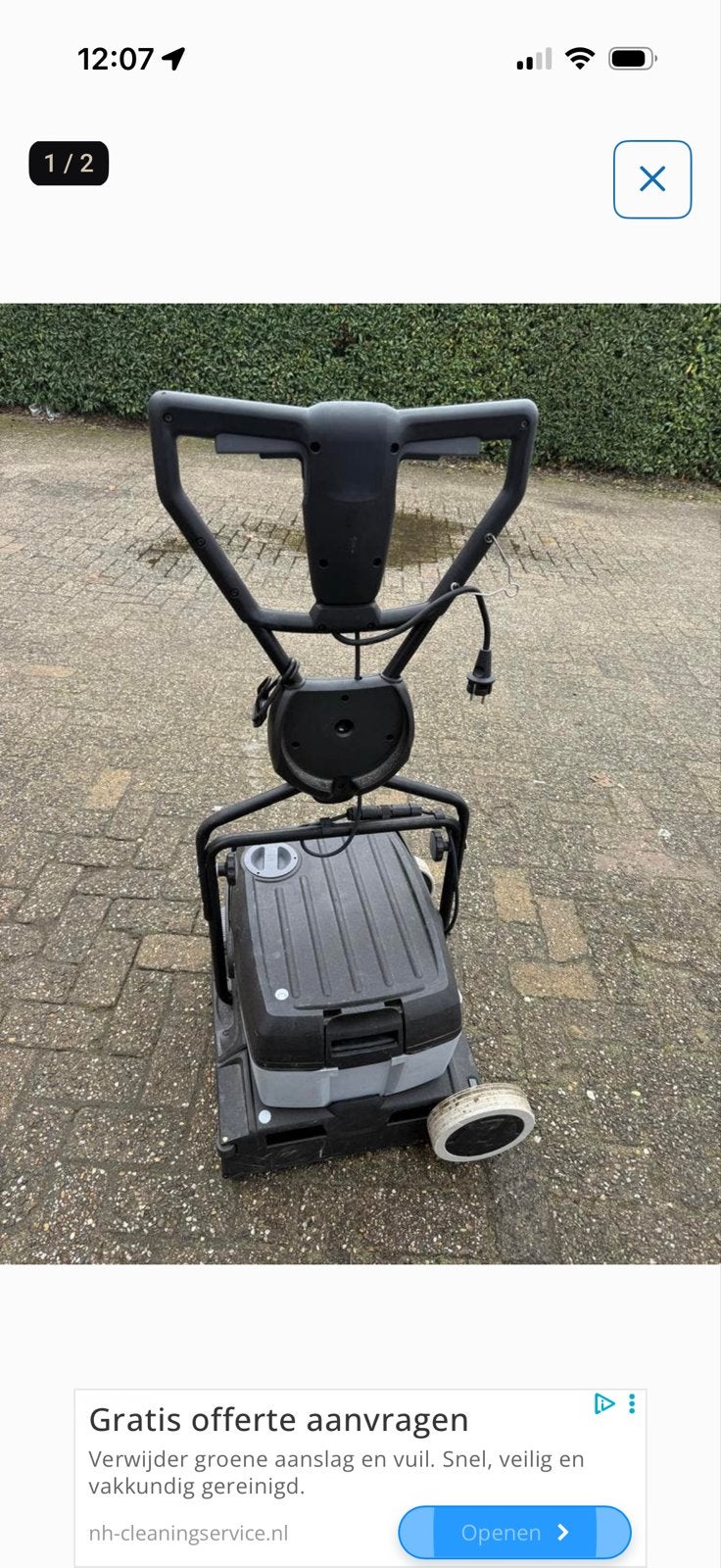 Bona schrobmachine voor professionele reiniging, Ophalen of Verzenden, Gebruikt, Schrobmachine