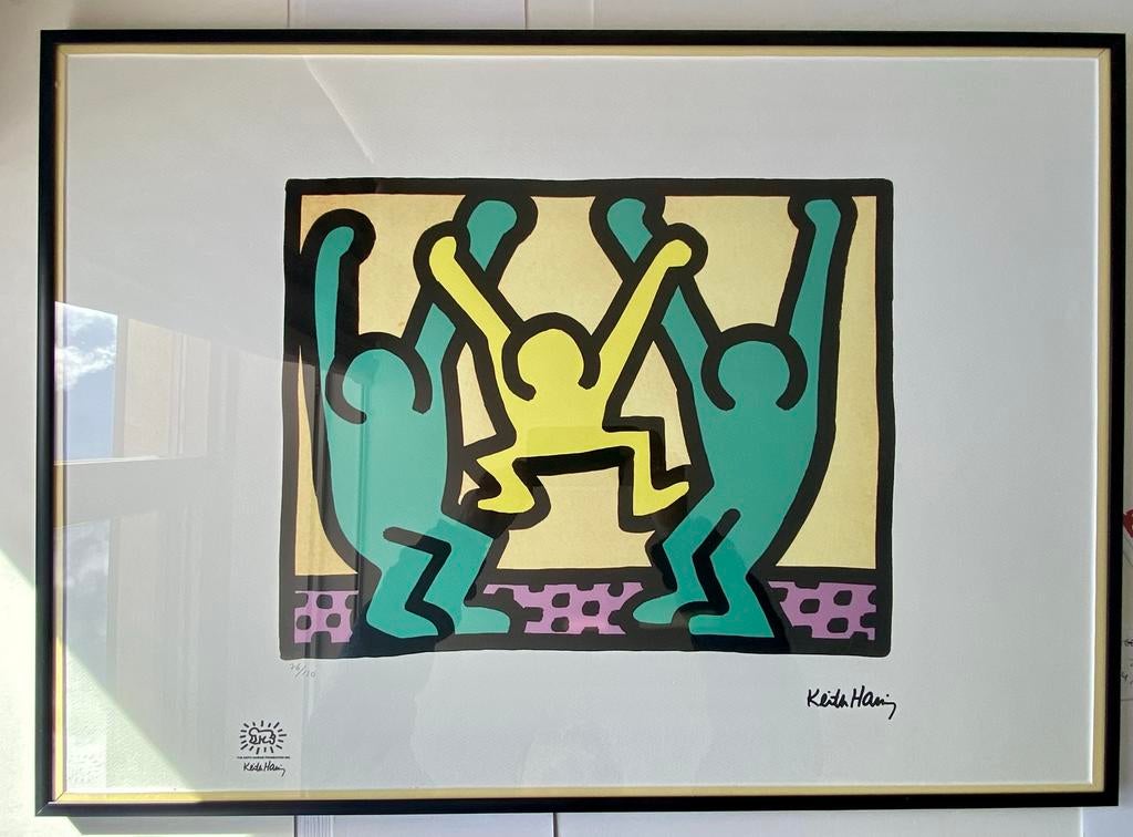 Keith Haring -  Bieden, Antiek en Kunst, Kunst | Designobjecten, Verzenden