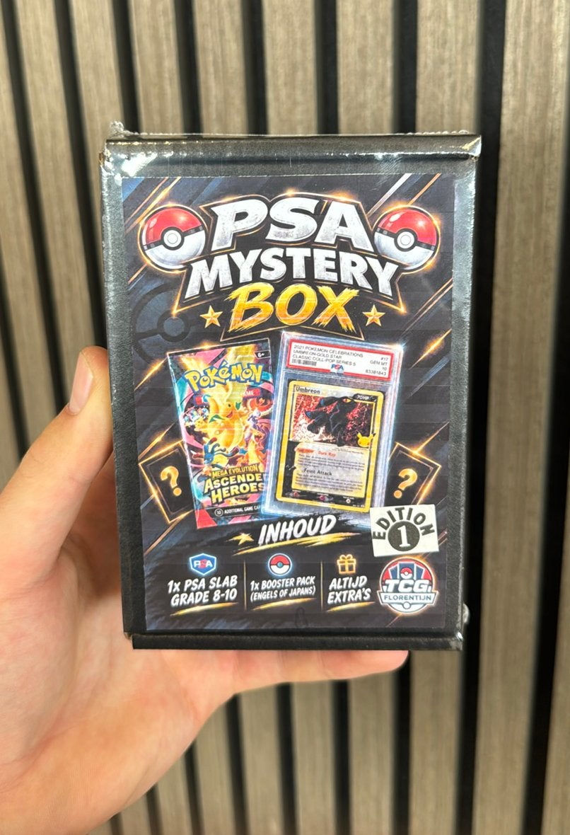 Pokemon PSA mystery box ‼️NU EERSTE 20 MET BONUS‼️, Ophalen of Verzenden, Zo goed als nieuw