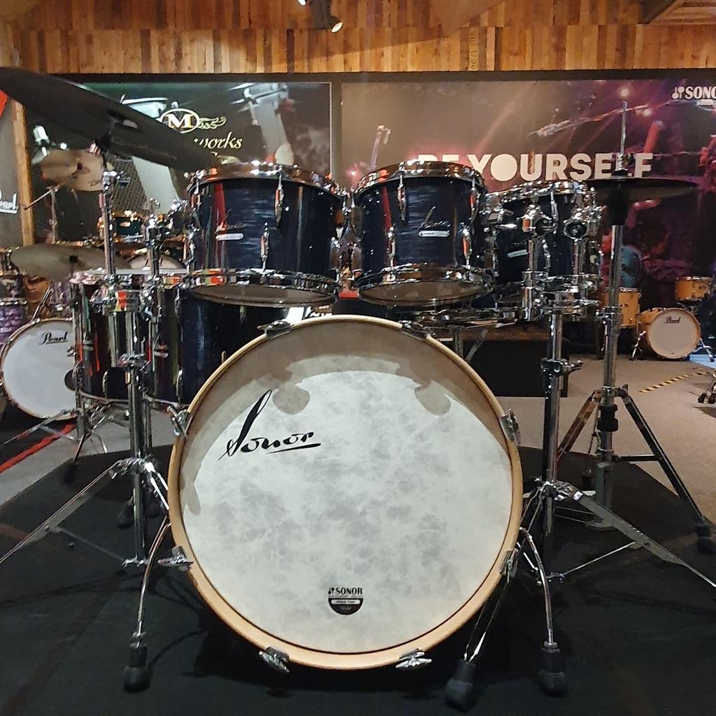 Sonor Vintage: in Vintage black Slate: laatste unieke set!, Ophalen of Verzenden, Nieuw, Sonor