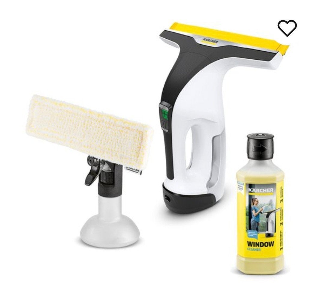Kärcher Window Vac WV 6 met verlengsteel set - Zo goed als n, Huis en Inrichting, Ophalen, Raamwisser of Trekker