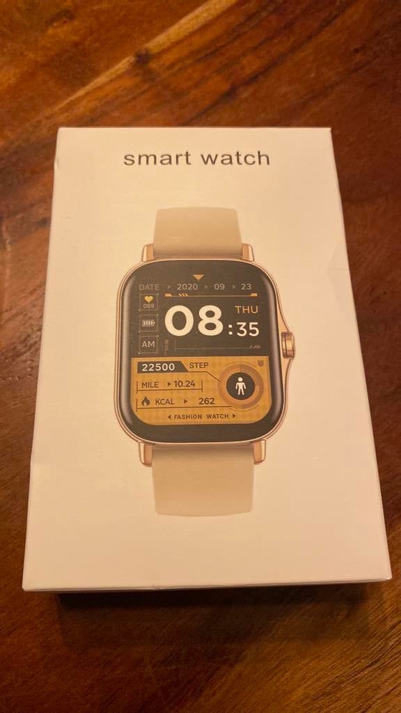 Smart watch nieuw, Ophalen of Verzenden, Zo goed als nieuw, Zwart, Android