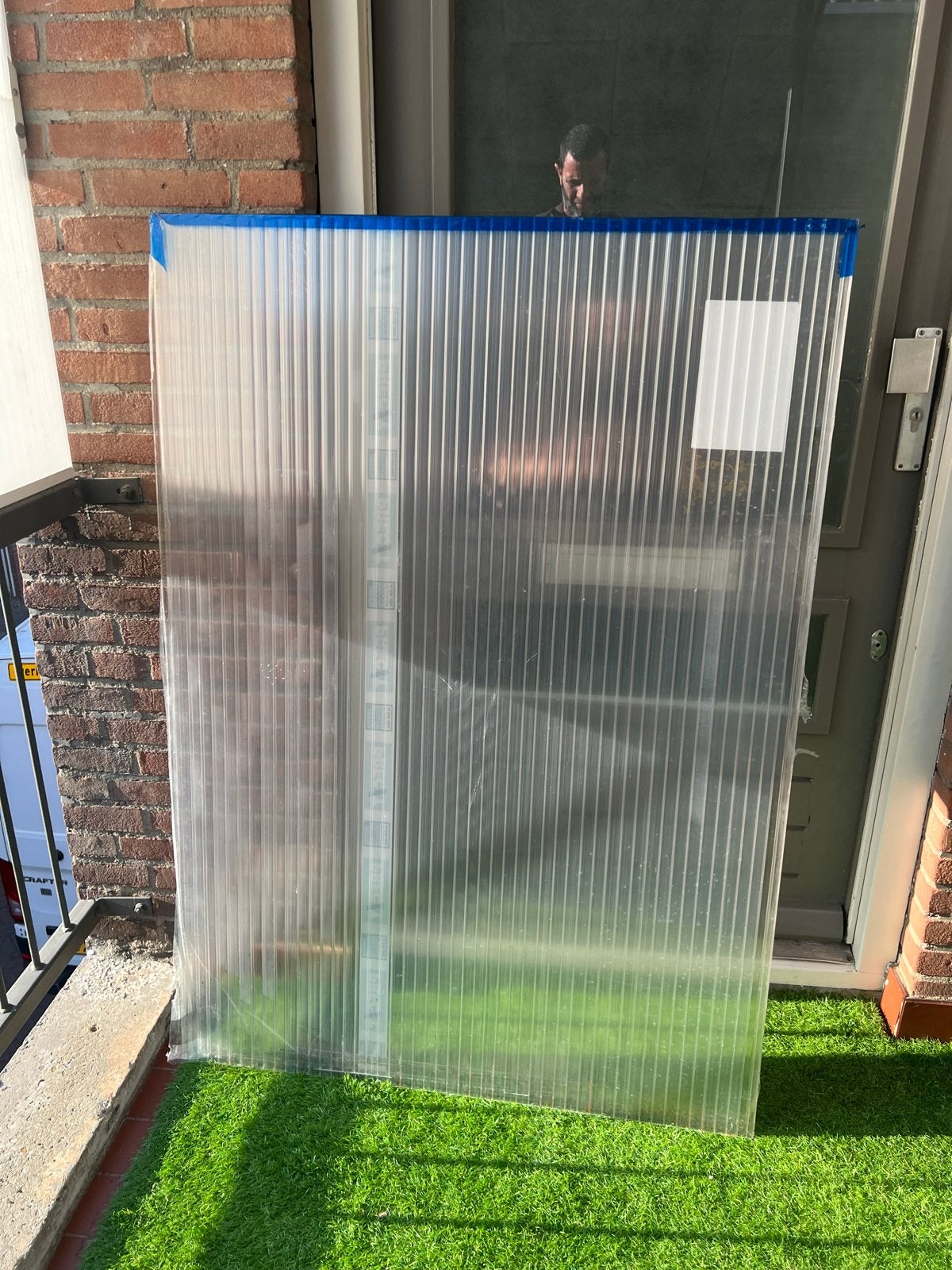 Pvc plaat - Polycarbonaat kanaalplaat 140x98 cm en 16 mm dik, Doe-het-zelf en Verbouw, Ophalen of Verzenden, Nieuw, Overige materialen