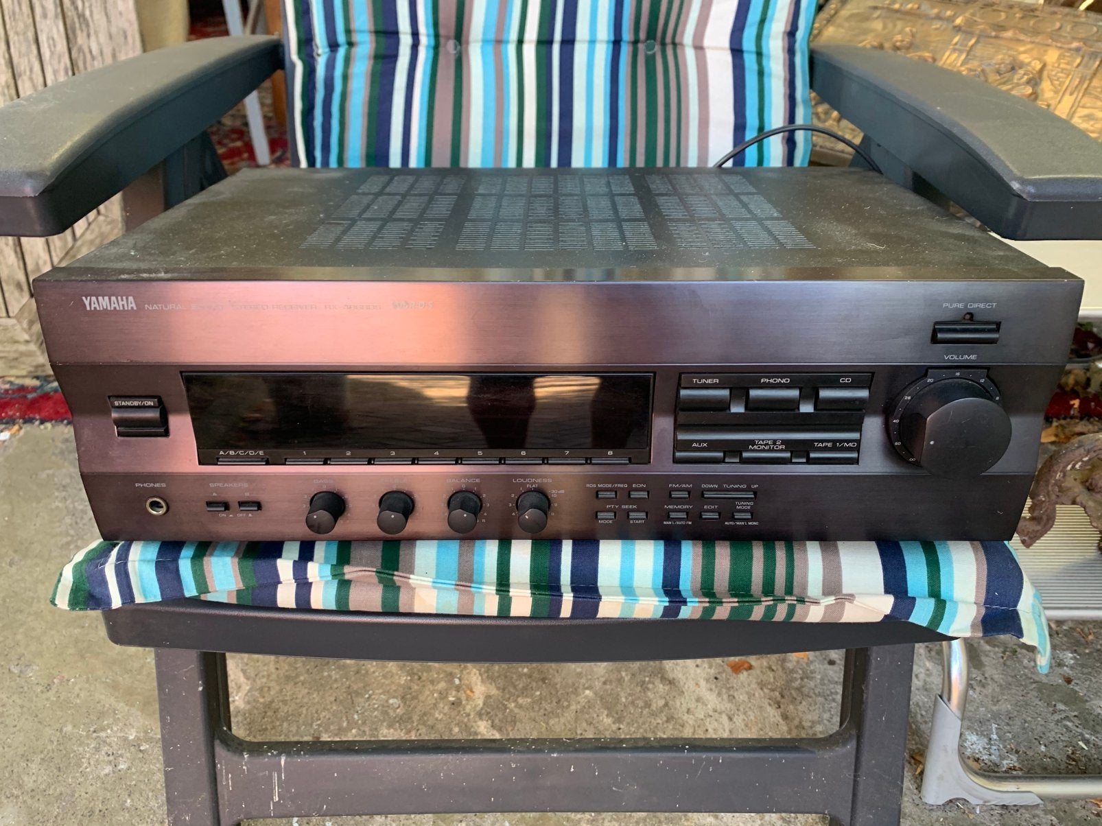 Yamaha Natural Sound Stereo Receiver (in de series RX-496RDS, Ophalen of Verzenden, Zo goed als nieuw, Audio