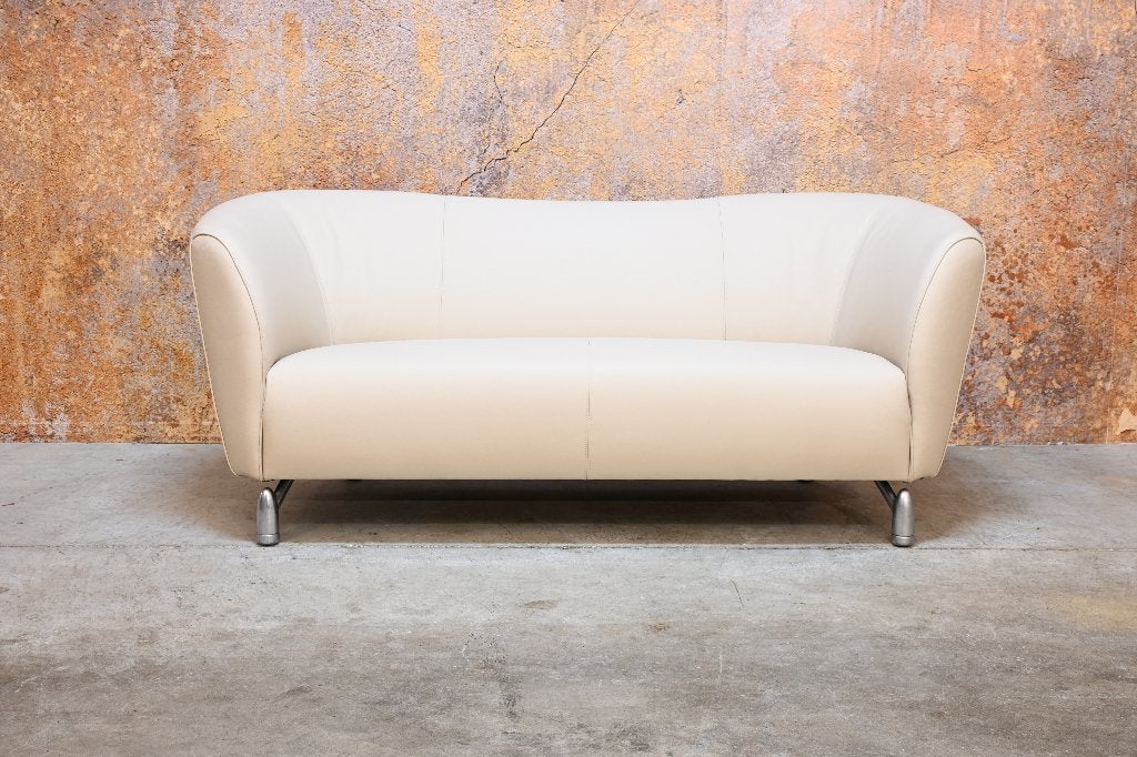 NIEUW beklede leren Leolux Pupilla design bank