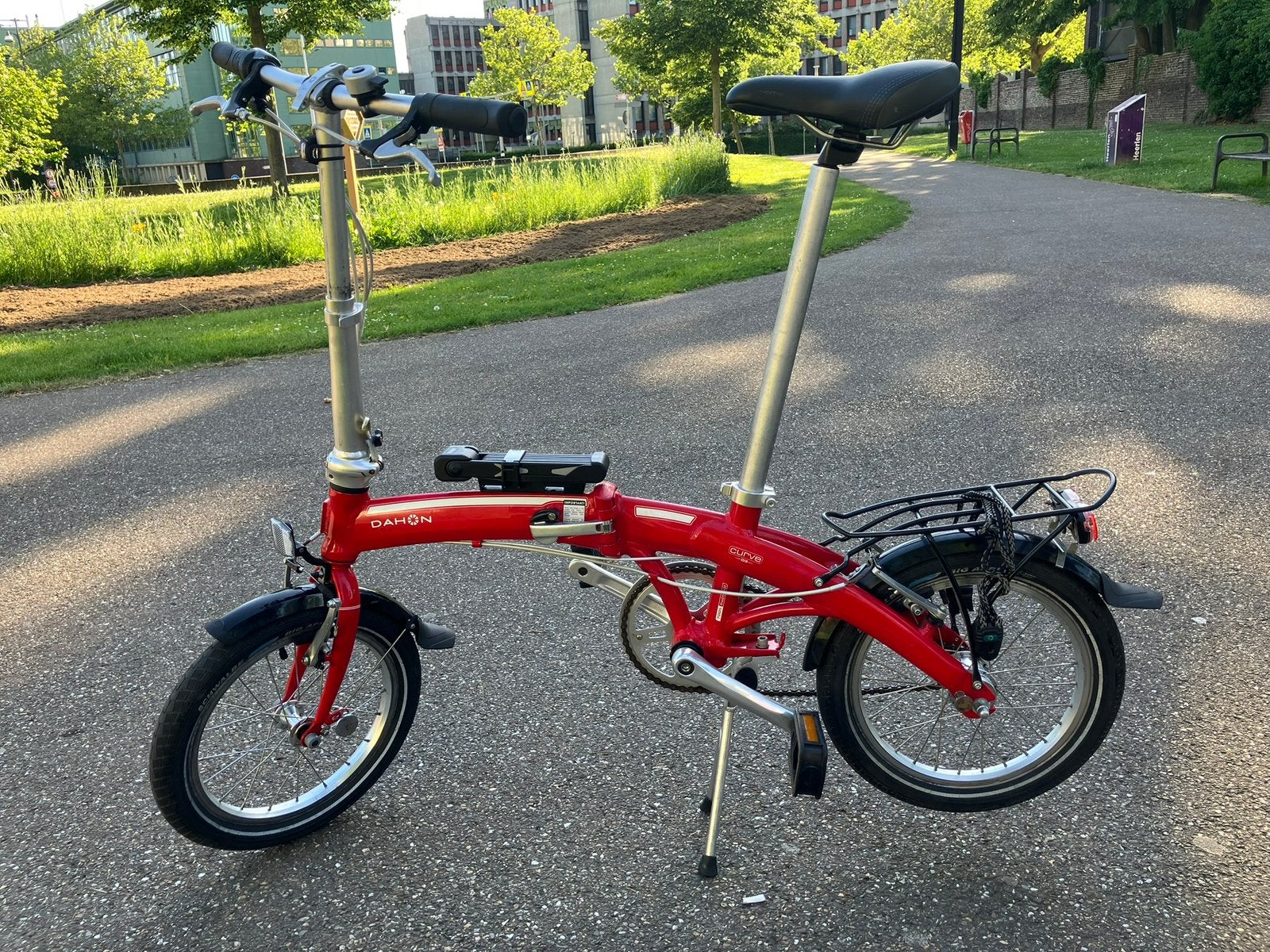 Dahon curve d3 vouwfiets, Ophalen, Velgrem, Versnellingen, Zo goed als nieuw