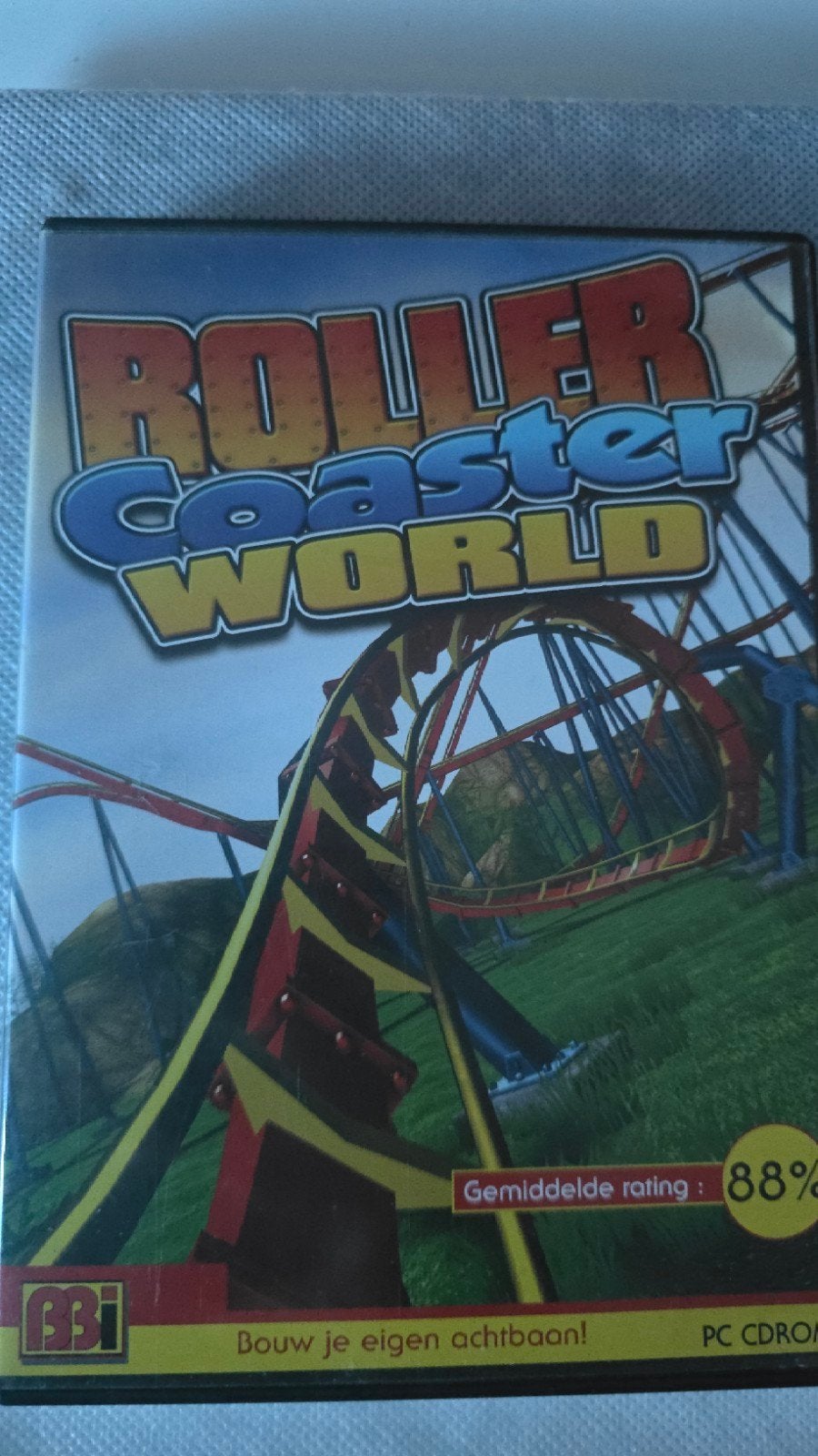 RollerCoaster World PC CD-ROM - Bouw je eigen achtbaan!, Ophalen of Verzenden, Gebruikt, Simulatie, Vanaf 7 jaar