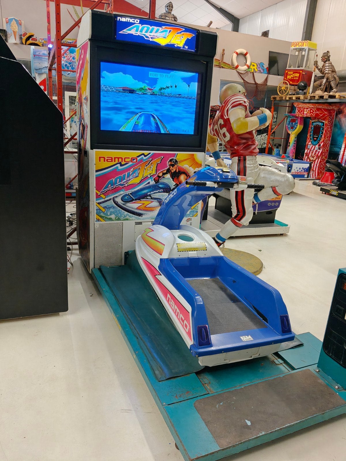 Namco Aqua Jet jetski simulator, Ophalen, Overige merken, Gebruikt