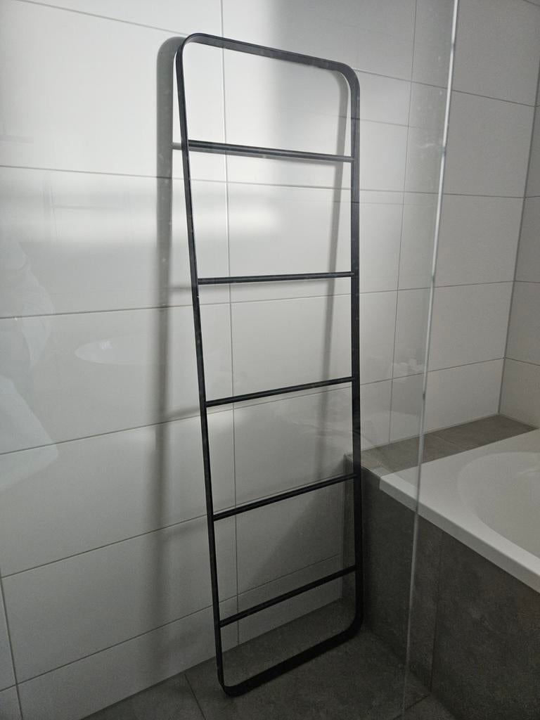 Sealskin Brix handdoekladder / decoratie ladder, Ophalen of Verzenden, Zo goed als nieuw, Zwart, Handdoekenrek