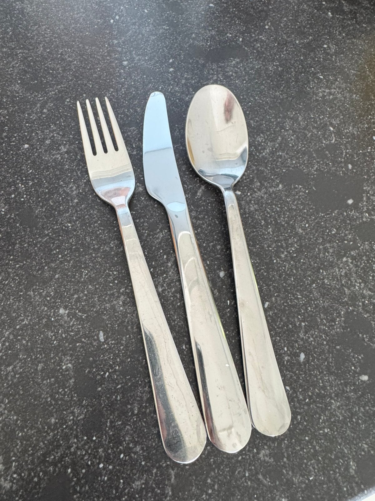 6 delig bestek ikea - stainless steel, Ophalen, Zo goed als nieuw, Rvs of Chroom, Vaatwasserbestendig