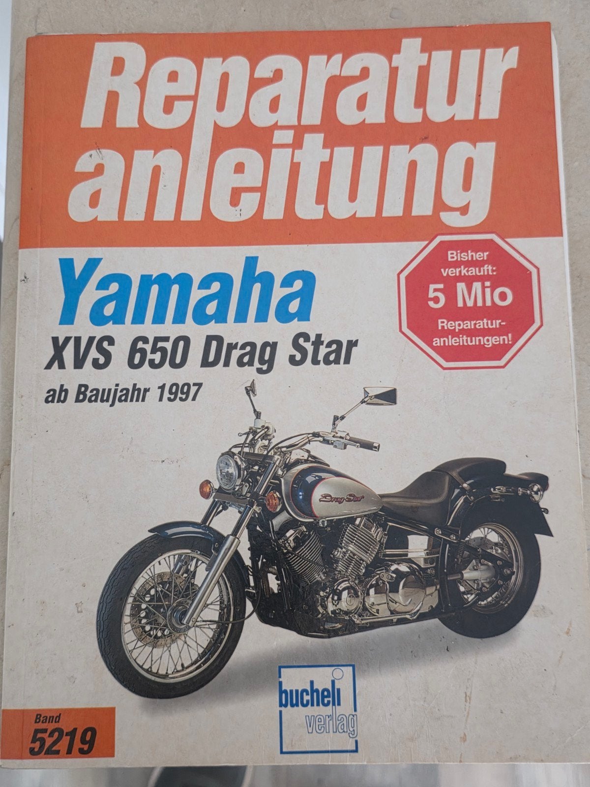Yamaha XVS 650 Drag Star Reparatiehandleiding, Ophalen of Verzenden