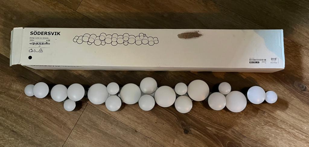 Ikea sodersvik, Huis en Inrichting, Lampen | Wandlampen, Ophalen, Zo goed als nieuw