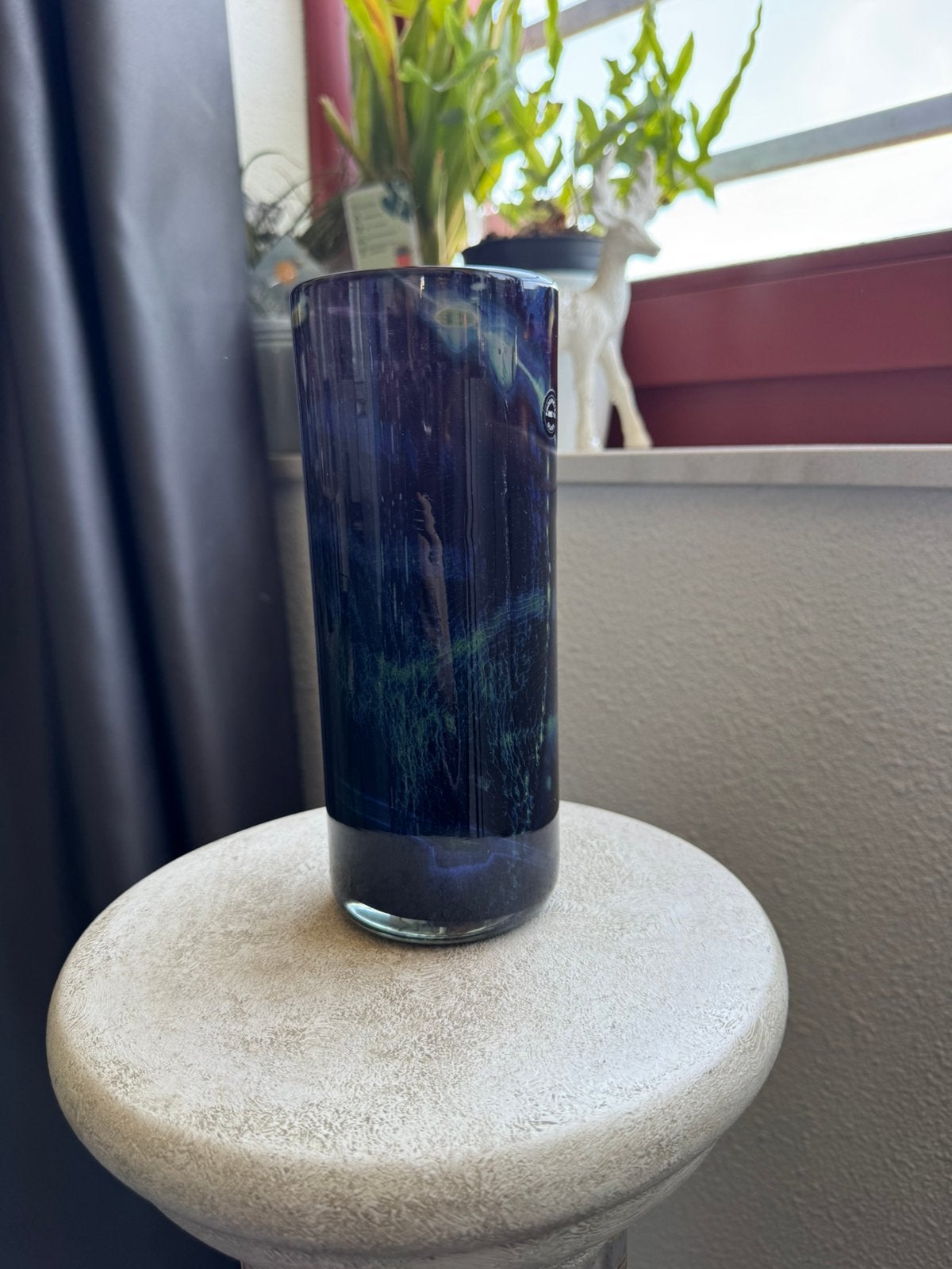 Vintage Phoenician Glass Vase - Malta, Huis en Inrichting, Woonaccessoires | Vazen, Verzenden, Zo goed als nieuw