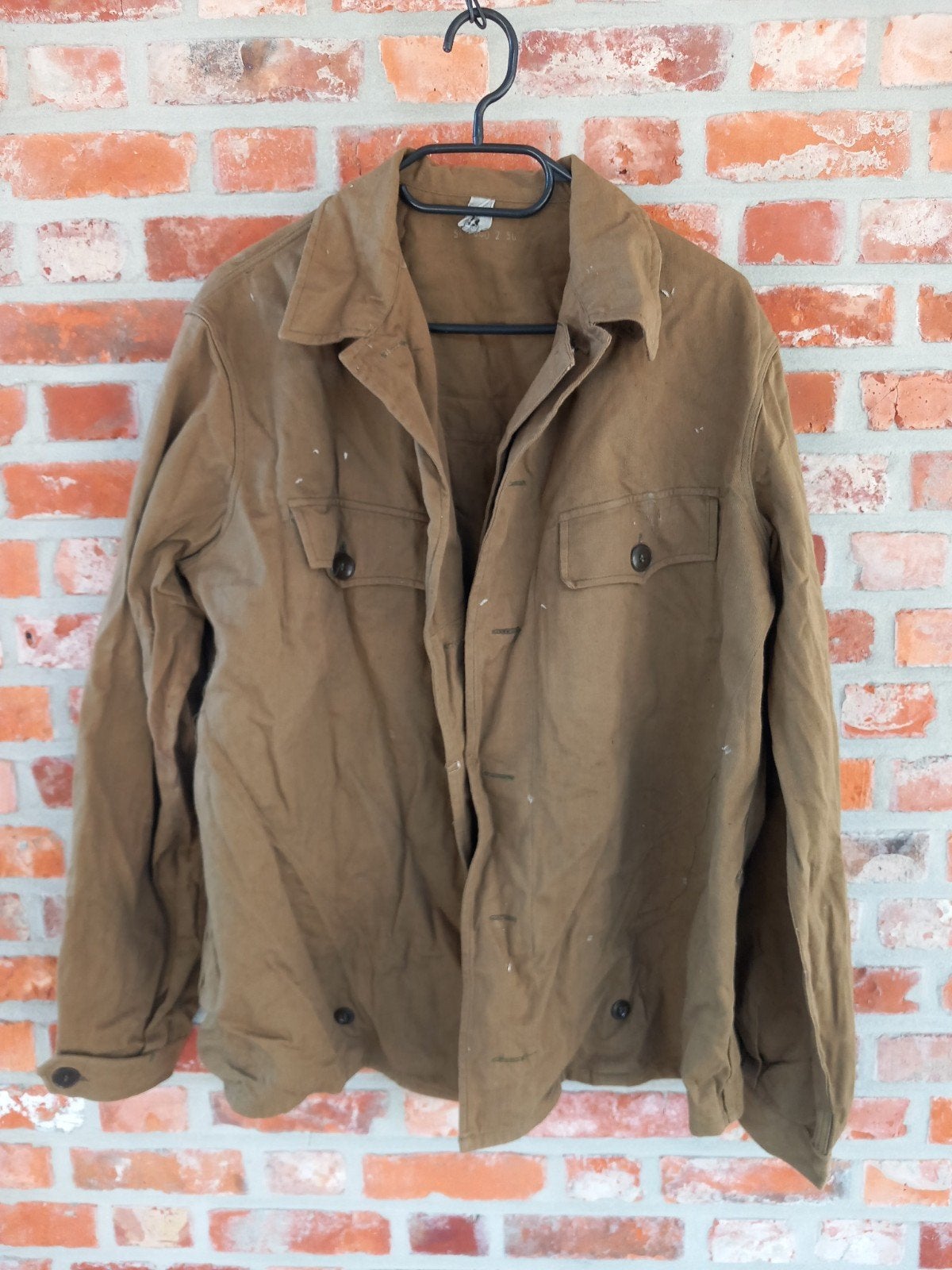Russische? leger jas, Ophalen of Verzenden, Landmacht, Overige gebieden, Kleding of Schoenen
