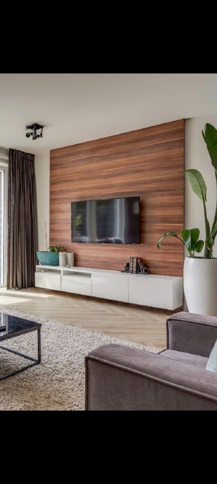 Zwevend wit tv-meubel (IKEA Besta), Ophalen, Kunststof, Gebruikt, 200 cm of meer