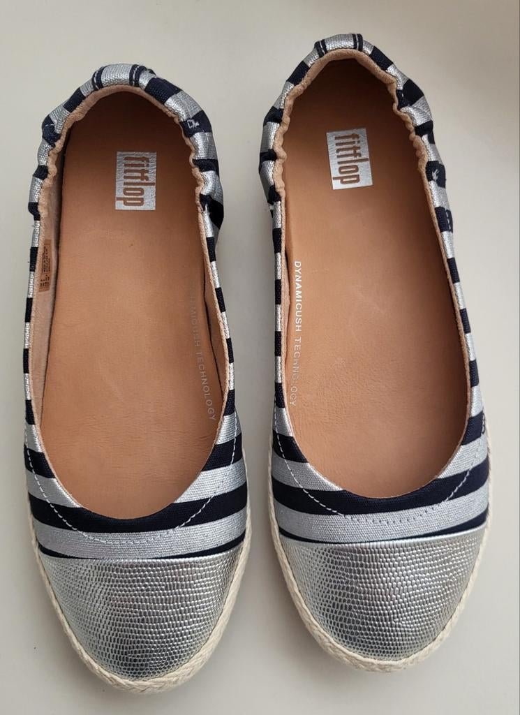 Fitflop ballerina's, nieuw, blauw-zilver, maat 36, Ophalen of Verzenden, Nieuw, Blauw